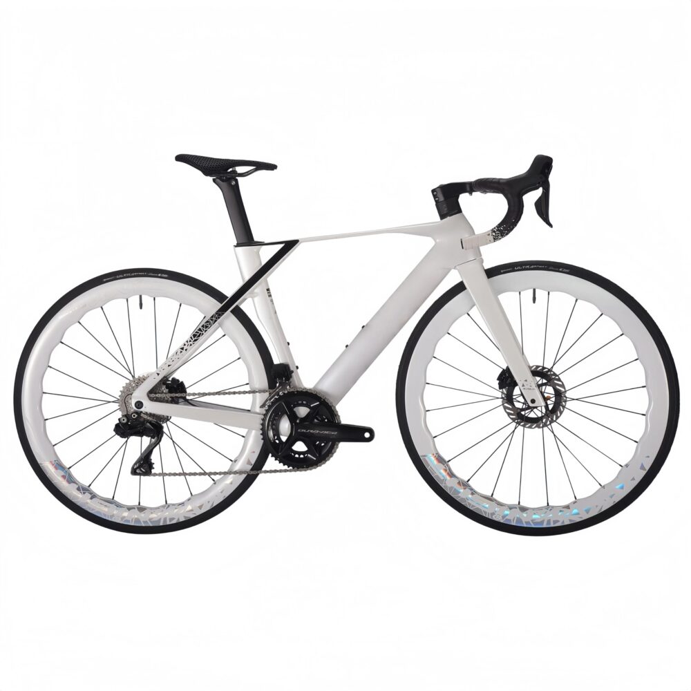 T1000 Carbon Aero Road Bike - 700C 50mm Carbon Wheels | Hydraulic Disc