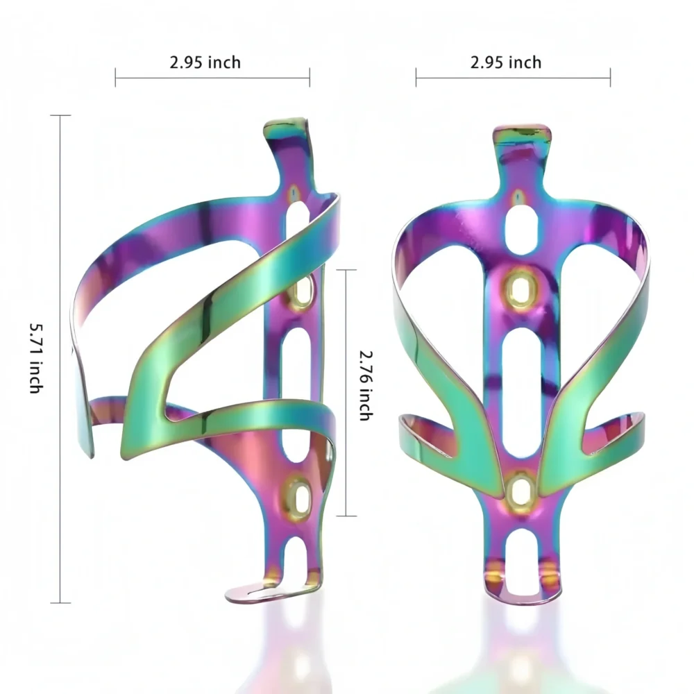 Colorful Water Bottle Cage Aluminum Alloy