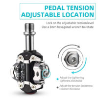 Mountain Bike SPD Clip Pedals Self-Lock System Pedals For Mtb