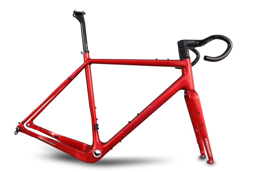 Gravel Race-Ready Carbon Bike Frame | Fast Adventure & Competition-Ready