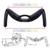Sunremo Carbon Track Bar Sprint Handlebar 31.8mm Fixie Drop Bar TT Bike Bunch Bar  Aero Handle UCI Racing Handlebars