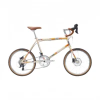 Light Blue & White 20" Mini Velo - Drop Bars Urban Commuter