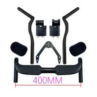 Sunremo Carbon Fiber Handlebar Road Bike Internal Wiring TT Rest Bar with Spacer