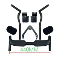 Sunremo Carbon Fiber Handlebar Road Bike Internal Wiring TT Rest Bar with Spacer