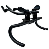 Sunremo Carbon Fiber Handlebar Road Bike Internal Wiring TT Rest Bar with Spacer