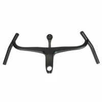 Wide Angle Carbon Fiber Gravel Bike Integrated Handlebar Road Bicycle Drop Bar