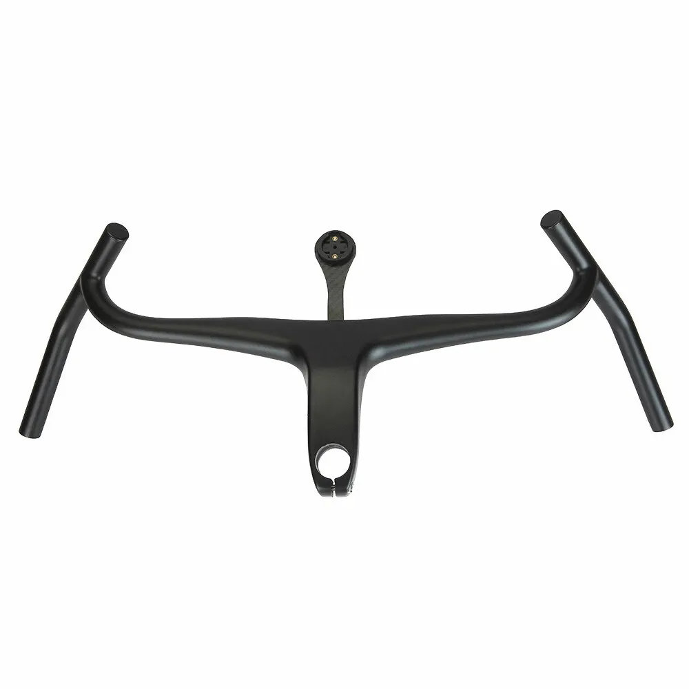 Wide Angle Carbon Fiber Gravel Bike Integrated Handlebar Road Bicycle Drop Bar