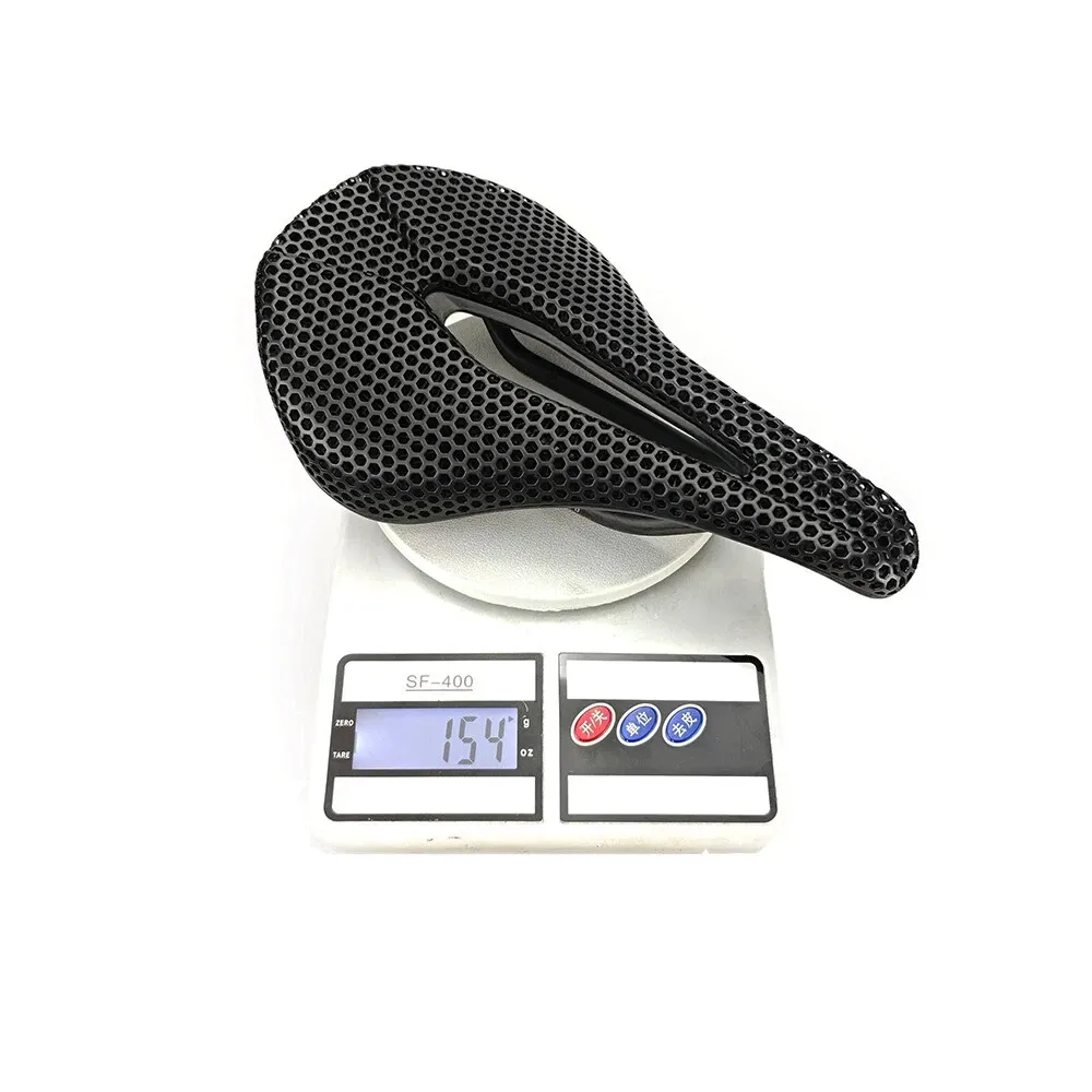 3D Printed Carbon Saddle Comfortable Road MTB Bike Seat Cozy Honeycomb Cushion