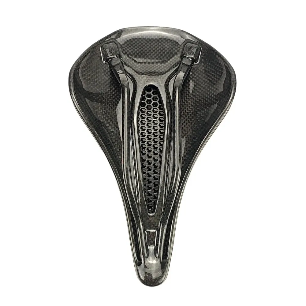 3D Printed Carbon Saddle Comfortable Road MTB Bike Seat Cozy Honeycomb Cushion