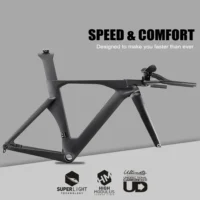Sunremo T1100 Carbon TT Frame Time Trial Bike Aero Racing Triathlon Bicycle