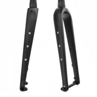 700C Full Carbon Gravel Bicycle Rigid Fork Disc Brake Thru Axle Road Bike Fork