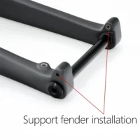 700C Full Carbon Gravel Bicycle Rigid Fork Disc Brake Thru Axle Road Bike Fork