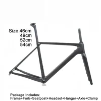 T1000 carbon fiber disc brake road frame bike frame lightweight design