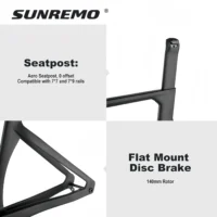 R065 | T1000 Full Carbon AERO Road Bike Disc Brake Frameset