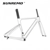 R065 | Aero Road Bike Carbon Frame 700x32C Full Integrated Cable Disc Brake T1000 Carbon Road Bicycle Frameset