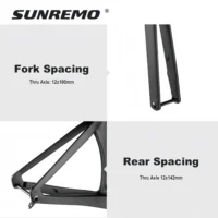 R065 | Aero Carbon Road Bike Frame Disc Brake Full Hidden Cable 700x32C Race Bicycle Carbon Frameset