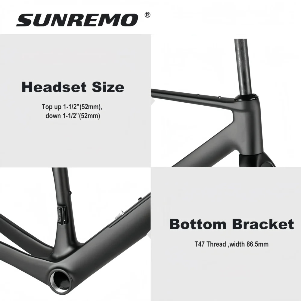 G026 Full Internal Cable Carbon Gravel Bike Frame 2026 New Down Tube Storage Box UDH Hanger Gravel Bicycle Frameset