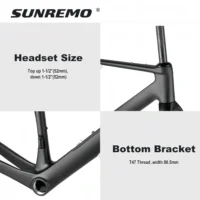 G026 Full Internal Cable Carbon Gravel Bike Frame 2026 New Down Tube Storage Box UDH Hanger Gravel Bicycle Frameset