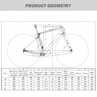 T1000 Carbon Gravel Bike Frame 700x47C Disc Brake T47 Comfortable Geometry Full Carbon Adventure Gravel Bicycle Frameset