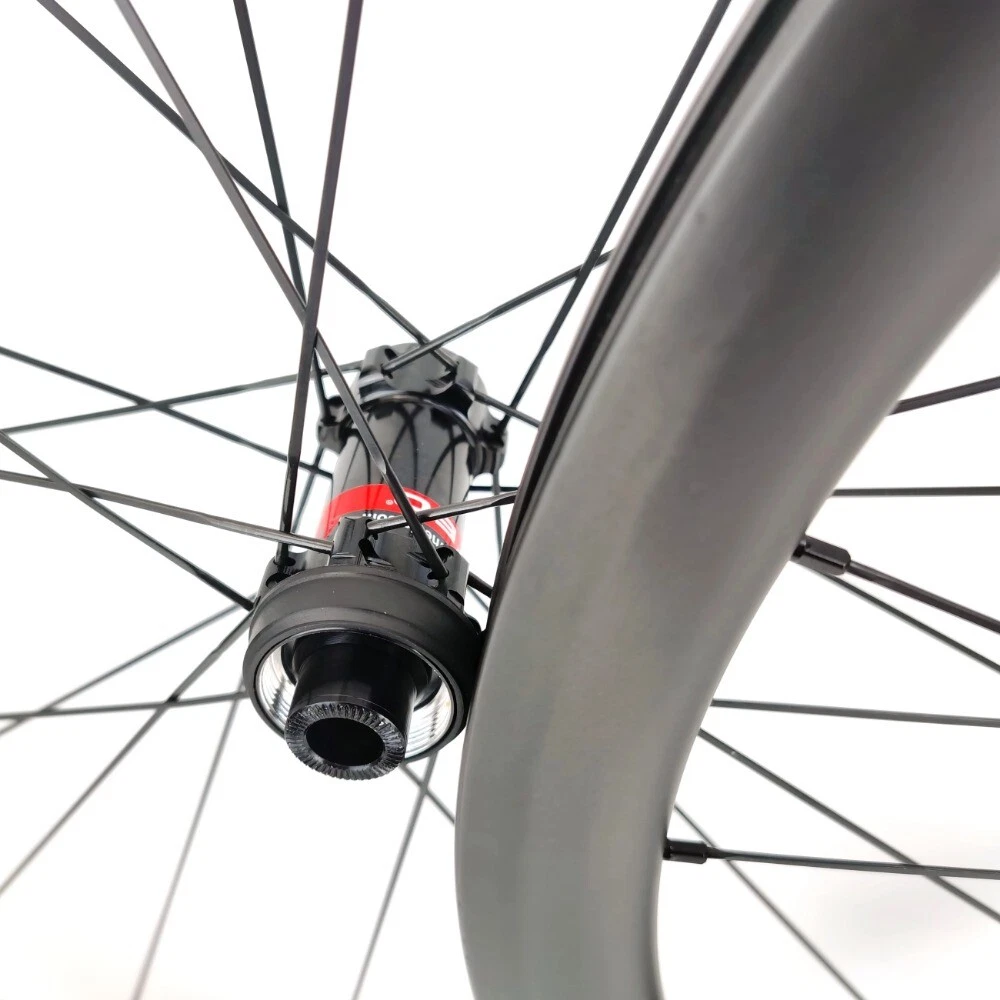 TCF243-4 700C Road Bike Disc Brake Carbon Wheels 25 Width 35mm Depth Tubeless Center Lock