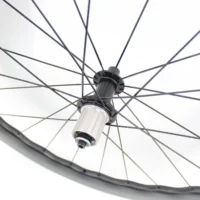 700C Road Bike Carbon Wheelset Clincher Tubeless 65mm Depth 25mm Width V Brake