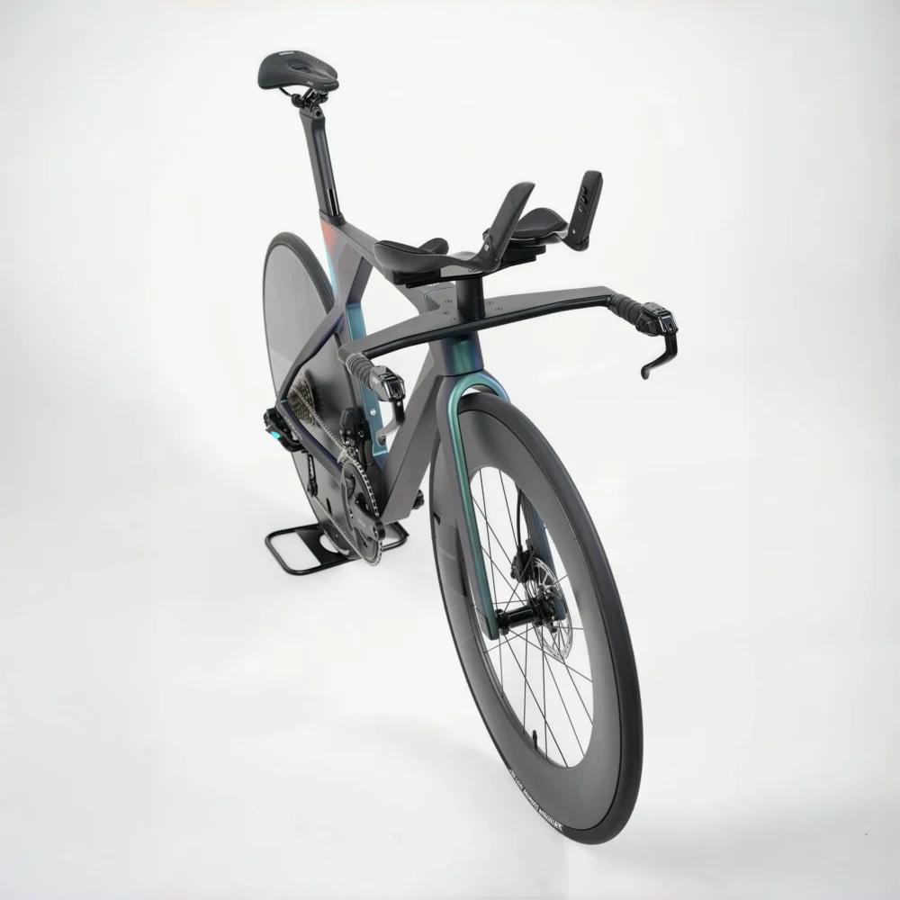 TT-VEGA Closed Carbon Wheel UCI Aerodynamic Integrated Carbon Frame 700C Disc Brake Time Trial Road Bicycle