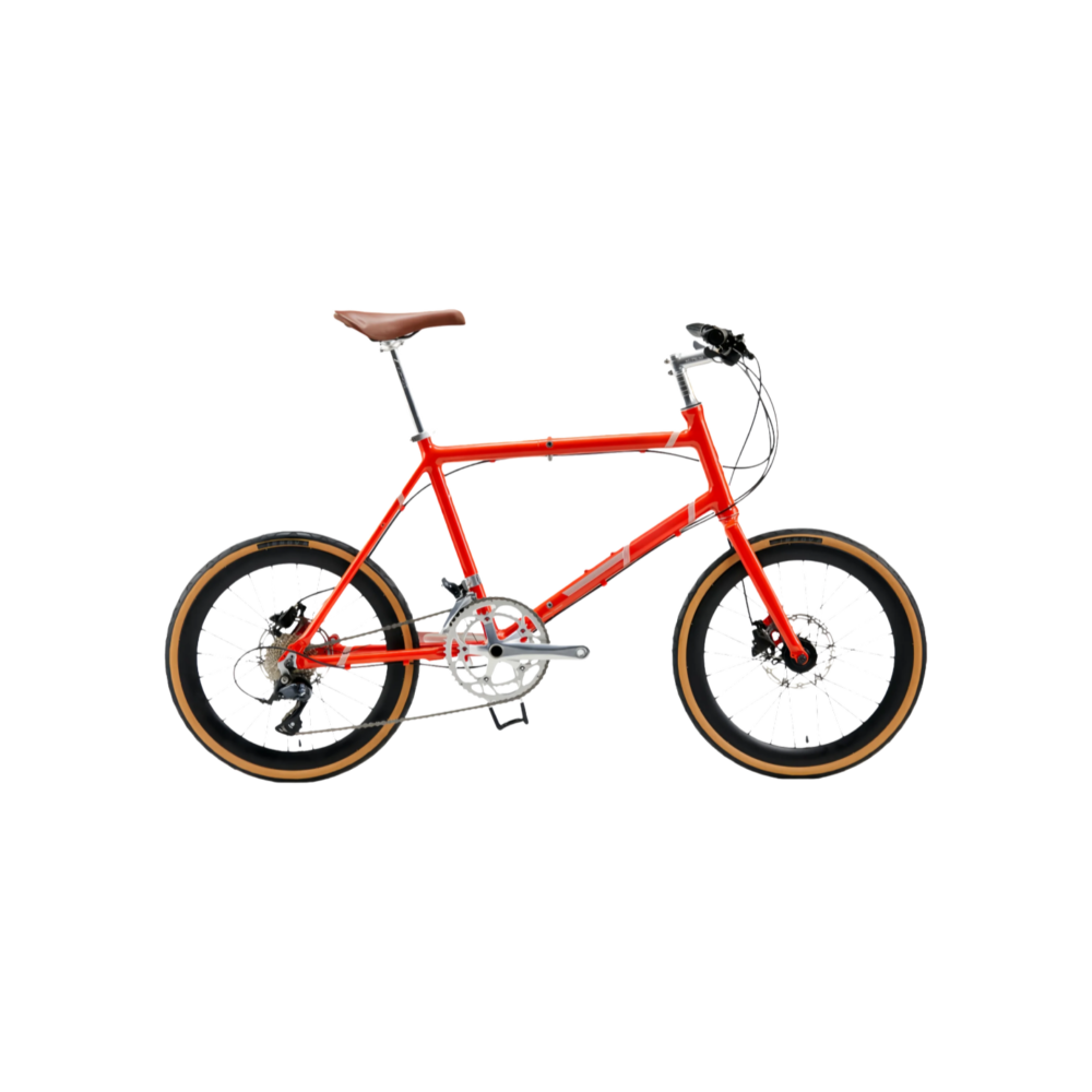 10-Speed Gearing Aluminum Alloy Folding Bike with Disc Brakes