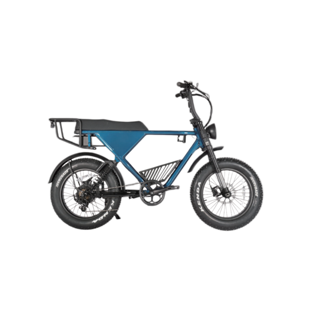 All-Terrain Fat Tire E-Bike | 750W Motor & Cargo-Carrying Design