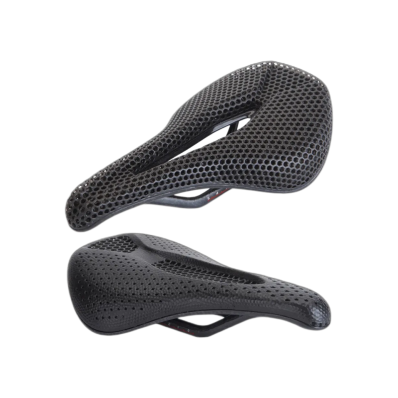 3D Printed Carbon Saddle Comfortable Road MTB Bike Seat Cozy Honeycomb Cushion