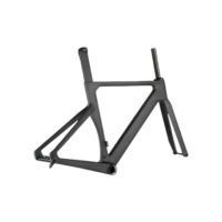 R065 | Aero Road Bike Carbon Frame 700x32C Full Integrated Cable Disc Brake T1000 Carbon Road Bicycle Frameset