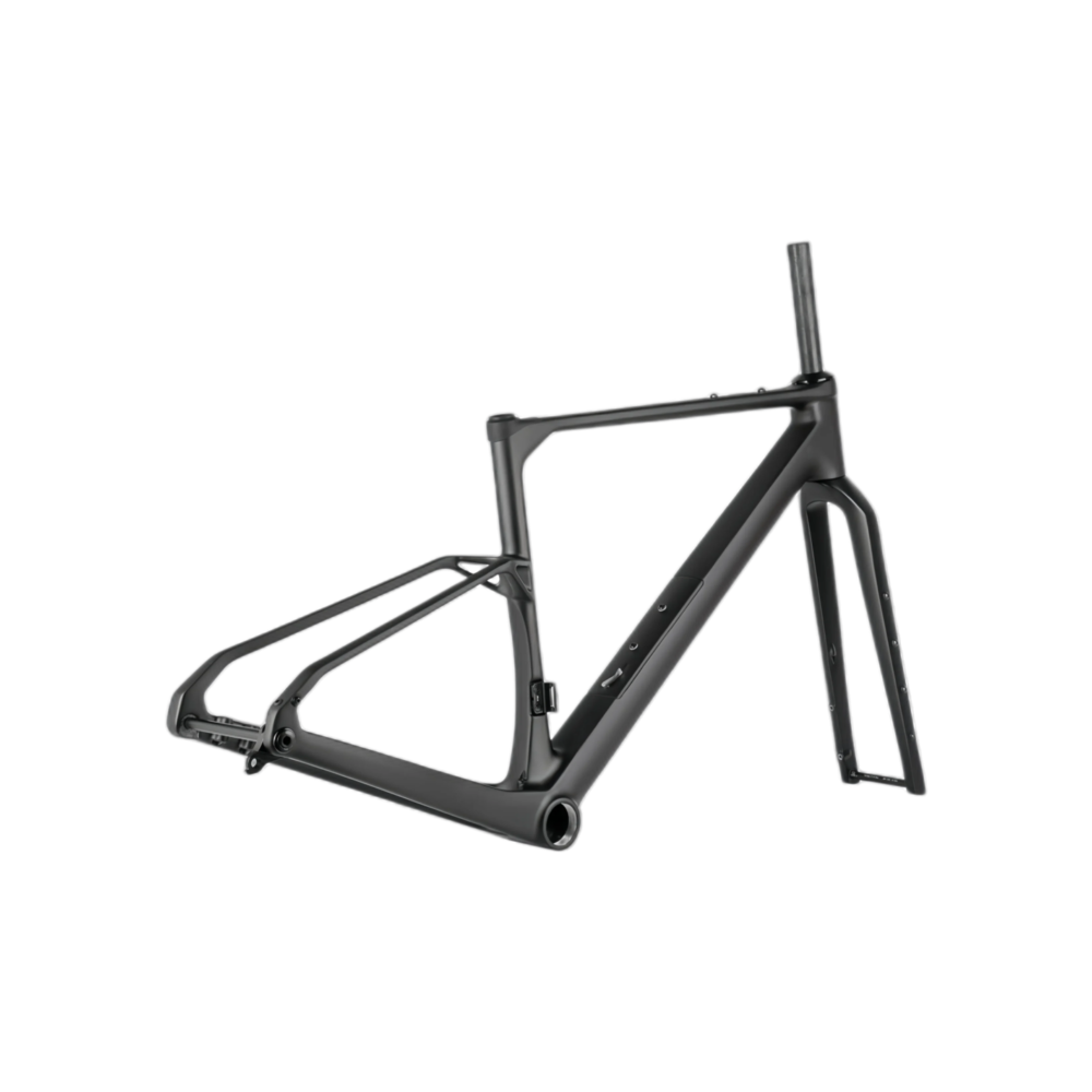 G026 Full Internal Cable Carbon Gravel Bike Frame 2026 New Down Tube Storage Box UDH Hanger Gravel Bicycle Frameset
