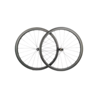 TCF243-1-1.png 700C Road Bike Disc Brake Carbon Wheels 25 Width 35mm Depth Tubeless Center Lock