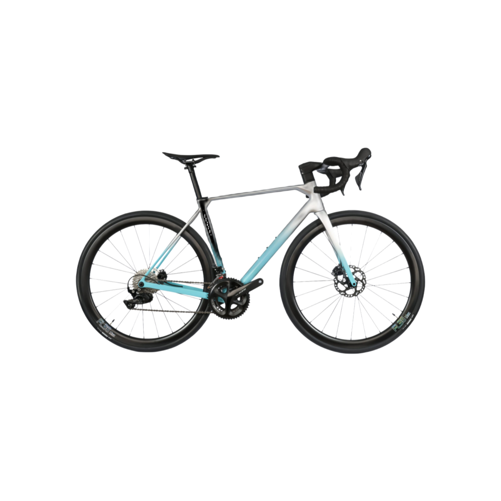 Lightweight T1000 Carbon Road Bike UCI FL38 Disc Wheels 25-32c Tire Clearance