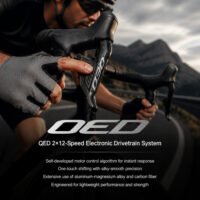 PARDUS Spark Sport QED Carbon Fiber Road Bike – 2x12 Electronic Shifting, Aero Frame, Hydraulic Disc Brakes