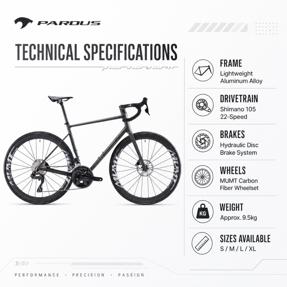 Sunremo SuperEVO Endurance Carbon Road Bike – Shimano 105 Di2 – T1000 Carbon