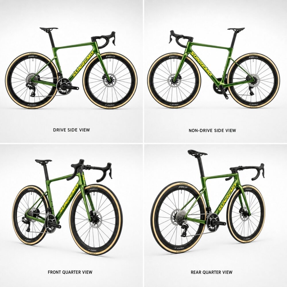SUNREMO R69 Carbon Road Bike - Lightweight Disc Road Bike & Frameset