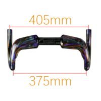 2026 Fixed All-Carbon Wire-Drive Track Bike Handlebars, Drop Bars, Fixed Gear Handlebars, Painted Version