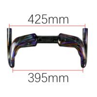 2026 Fixed All-Carbon Wire-Drive Track Bike Handlebars, Drop Bars, Fixed Gear Handlebars, Painted Version