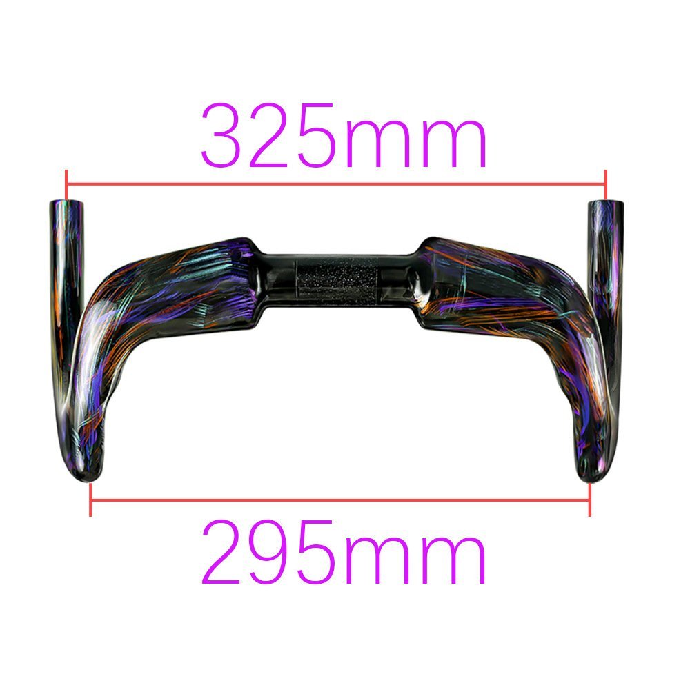 2026 Fixed All-Carbon Wire-Drive Track Bike Handlebars, Drop Bars, Fixed Gear Handlebars, Painted Version