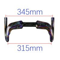 2026 Fixed All-Carbon Wire-Drive Track Bike Handlebars, Drop Bars, Fixed Gear Handlebars, Painted Version