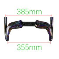 2026 Fixed All-Carbon Wire-Drive Track Bike Handlebars, Drop Bars, Fixed Gear Handlebars, Painted Version